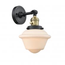 Innovations Lighting 203SW-BAB-G531-LED - Oxford - 1 Light - 8 inch - Black Antique Brass - Sconce