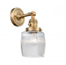 Innovations Lighting 203SW-BB-G302-LED - Colton - 1 Light - 6 inch - Brushed Brass - Sconce