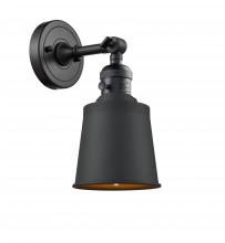 Innovations Lighting 203SW-BK-M9-BK-LED - Addison - 1 Light - 5 inch - Matte Black - Sconce