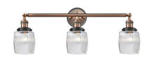 Innovations Lighting 205BP-ACBK-G302 - Colton - 3 Light - 32 inch - Antique Copper - Bath Vanity Light