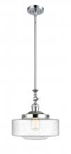  206-PC-G694-12 - Bridgeton - 1 Light - 12 inch - Polished Chrome - Stem Hung - Mini Pendant