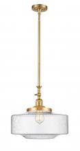 Innovations Lighting 206-SG-G694-16 - Bridgeton - 1 Light - 16 inch - Satin Gold - Stem Hung - Mini Pendant