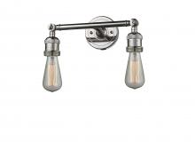  208-PN - Bare Bulb - 2 Light - 11 inch - Polished Nickel - Bath Vanity Light