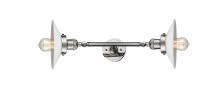  208L-PN-G1-LED - Halophane - 2 Light - 9 inch - Polished Nickel - Bath Vanity Light