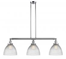 Innovations Lighting 213-PC-G222 - Seneca Falls - 3 Light - 39 inch - Polished Chrome - Stem Hung - Island Light