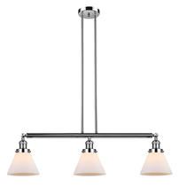 Innovations Lighting 213-PN-G41 - Cone - 3 Light - 40 inch - Polished Nickel - Stem Hung - Island Light