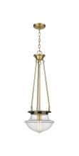 Innovations Lighting 221-1P-BB-G542 - Oxford - 1 Light - 12 inch - Brushed Brass - Pendant