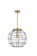 Innovations Lighting 221-1S-SG-CE-16-BK - Lake Placid - 1 Light - 16 inch - Satin Gold - Pendant