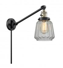 Innovations Lighting 237-BAB-G142-LED - Chatham - 1 Light - 8 inch - Black Antique Brass - Swing Arm