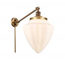 Innovations Lighting 237-BB-G661-12 - Bullet - 1 Light - 12 inch - Brushed Brass - Swing Arm