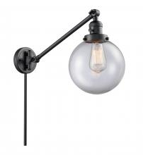 Innovations Lighting 237-BK-G202-8 - Beacon - 1 Light - 8 inch - Matte Black - Swing Arm