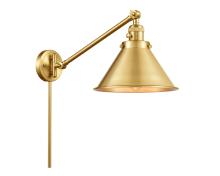  237-SG-M10-SG-LED - Briarcliff - 1 Light - 10 inch - Satin Gold - Swing Arm