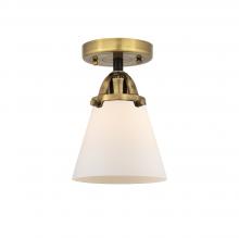 Innovations Lighting 288-1C-BAB-G61 - Cone - 1 Light - 6 inch - Black Antique Brass - Semi-Flush Mount