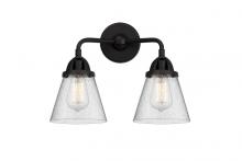 Innovations Lighting 288-2W-BK-G64 - Cone - 2 Light - 14 inch - Matte Black - Bath Vanity Light