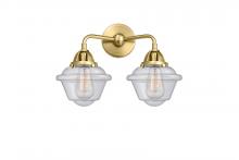 Innovations Lighting 288-2W-SG-G534 - Oxford - 2 Light - 16 inch - Satin Gold - Bath Vanity Light