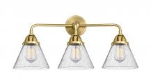 Innovations Lighting 288-3W-SG-G44 - Cone - 3 Light - 26 inch - Satin Gold - Bath Vanity Light