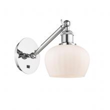 Innovations Lighting 317-1W-PC-G91 - Fenton - 1 Light - 7 inch - Polished Chrome - Sconce