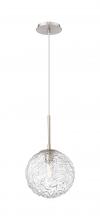 Innovations Lighting 321-1P-SN-G320-10CL-SN - Barrington - 1 Light - 10 inch - Brushed Satin Nickel - Cord hung - Mini Pendant