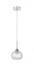 Innovations Lighting 323-1P-PN-G323-7CL - Berkshire - 1 Light - 7 inch - Polished Nickel - Cord Hung - Pendant