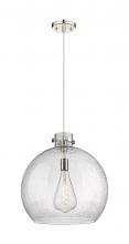  410-1PL-PN-G410-18SDY - Newton Sphere - 1 Light - 18 inch - Polished Nickel - Cord hung - Pendant