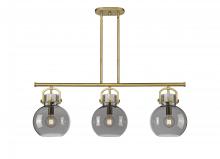 Innovations Lighting 410-3I-BB-G410-10SM - Newton Sphere - 3 Light - 42 inch - Brushed Brass - Island Light