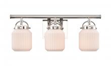 Innovations Lighting 416-3W-PN-G416-6WH - Latreille - 3 Light - 22 inch - Polished Nickel - Bath Vanity Light