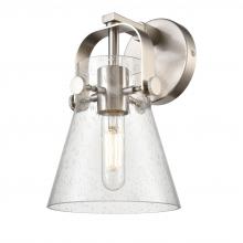 Innovations Lighting 423-1W-SN-G411-6SDY - Pilaster II Cone - 1 Light - 7 inch - Satin Nickel - Sconce