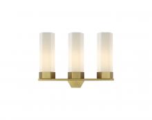 Innovations Lighting 427-3W-BB-G427-14WH - Claverack - 3 Light - 22 inch - Brushed Brass - Bath Vanity Light