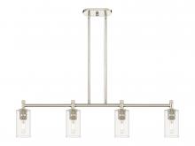  434-4I-PN-G434-7CL - Crown Point - 4 Light - 44 inch - Polished Nickel - Island Light