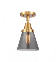 Innovations Lighting 447-1C-SG-G63 - Cone - 1 Light - 6 inch - Satin Gold - Flush Mount