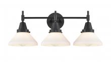  447-3W-BK-G4471 - Caden - 3 Light - 26 inch - Matte Black - Bath Vanity Light