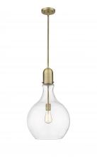 Innovations Lighting 492-1S-BB-G582-14 - Amherst - 1 Light - 14 inch - Brushed Brass - Stem hung - Pendant