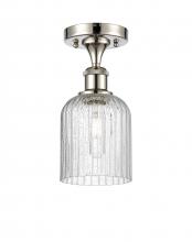 Innovations Lighting 516-1C-PN-G559-5SDY - Bridal Veil - 1 Light - 5 inch - Polished Nickel - Semi-Flush Mount