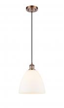 Innovations Lighting 516-1P-AC-GBD-91 - Bristol - 1 Light - 9 inch - Antique Copper - Cord hung - Mini Pendant