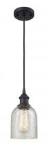  516-1P-BK-G259 - Caledonia - 1 Light - 5 inch - Matte Black - Cord hung - Mini Pendant