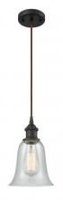 Innovations Lighting 516-1P-OB-G2812-LED - Hanover - 1 Light - 6 inch - Oil Rubbed Bronze - Cord hung - Mini Pendant