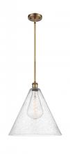  516-1S-BB-GBC-164 - Berkshire - 1 Light - 16 inch - Brushed Brass - Pendant