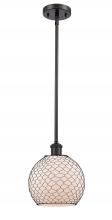 Innovations Lighting 516-1S-OB-G121-8CBK - Farmhouse Chicken Wire - 1 Light - 8 inch - Oil Rubbed Bronze - Mini Pendant