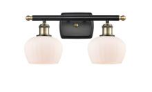 Innovations Lighting 516-2W-BAB-G91 - Fenton - 2 Light - 17 inch - Black Antique Brass - Bath Vanity Light