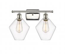 Innovations Lighting 516-2W-PN-G652-8 - Cindyrella - 2 Light - 18 inch - Polished Nickel - Bath Vanity Light