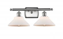  516-2W-SN-G131 - Orwell - 2 Light - 18 inch - Brushed Satin Nickel - Bath Vanity Light