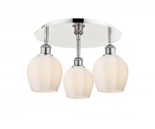 Innovations Lighting 516-3C-PN-G461-6 - Norfolk - 3 Light - 18 inch - Polished Nickel - Flush Mount