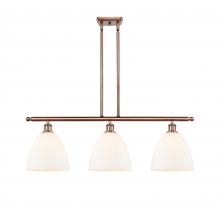 Innovations Lighting 516-3I-AC-GBD-91 - Bristol - 3 Light - 36 inch - Antique Copper - Cord hung - Island Light