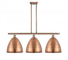 Innovations Lighting 516-3I-AC-MBD-12-AC-LED - Bristol - 3 Light - 39 inch - Antique Copper - Cord hung - Island Light