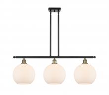 Innovations Lighting 516-3I-BAB-G121-10 - Athens - 3 Light - 37 inch - Black Antique Brass - Stem Hung - Island Light