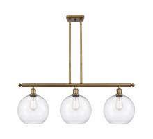 Innovations Lighting 516-3I-BB-G122-10 - Athens - 3 Light - 37 inch - Brushed Brass - Stem Hung - Island Light