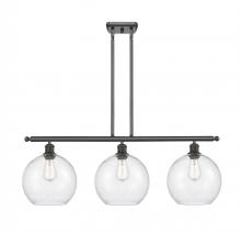 Innovations Lighting 516-3I-OB-G124-10 - Athens - 3 Light - 37 inch - Oil Rubbed Bronze - Stem Hung - Island Light