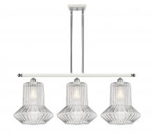  516-3I-WPC-G212 - Springwater - 3 Light - 39 inch - White Polished Chrome - Cord hung - Island Light