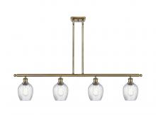  516-4I-AB-G292 - Salina - 4 Light - 48 inch - Antique Brass - Cord hung - Island Light