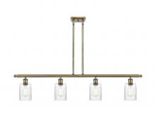 Innovations Lighting 516-4I-AB-G342 - Hadley - 4 Light - 48 inch - Antique Brass - Cord hung - Island Light